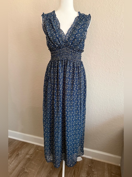 Max Studio Dresses & Skirts - Max Studio Style 7905Y63 Georgette Smocked Maxi Dress - Medium